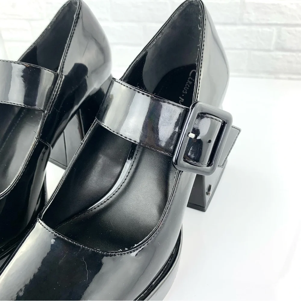 NEW! CIRCUS NY BY SAM EDELMAN Khiara Platform Mary Jane Pumps Heels Size 7.5